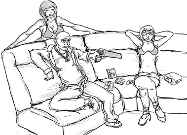FPS Doug Pimp Drawing